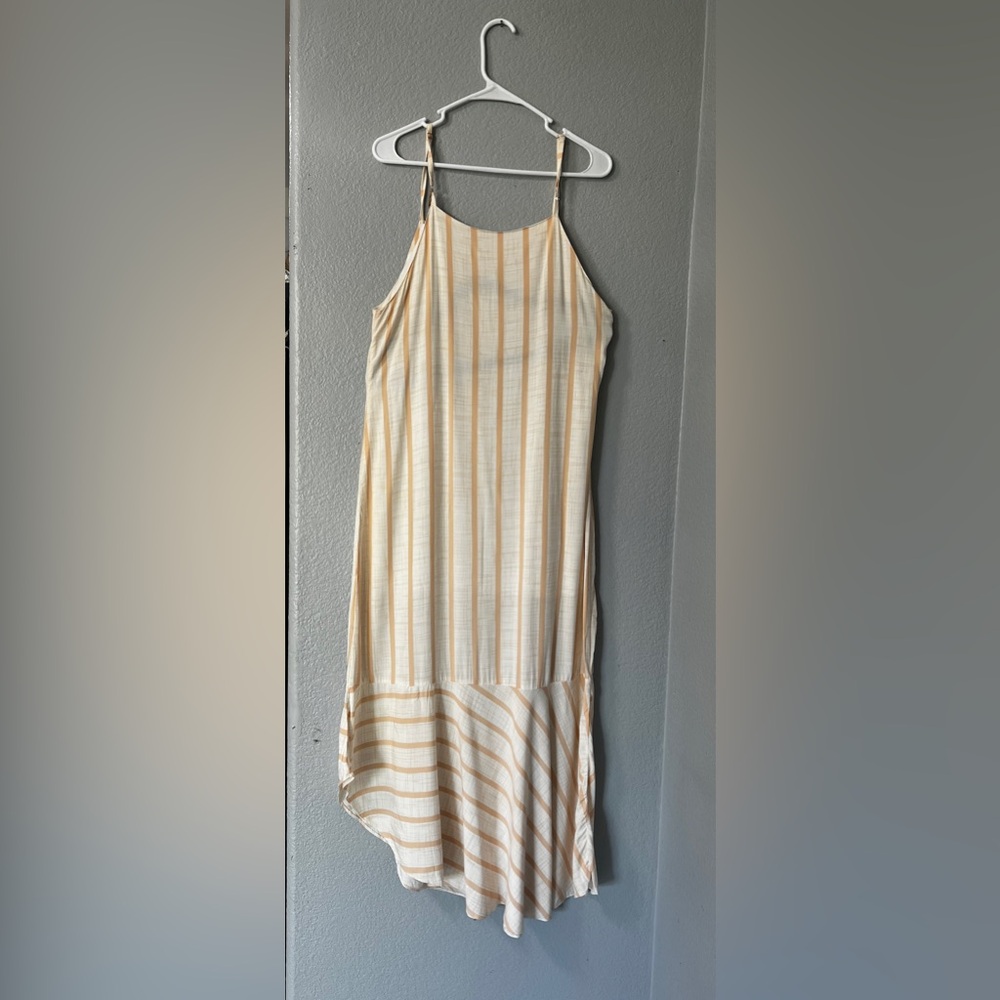 Elegant Striped Long Sleeve Dress